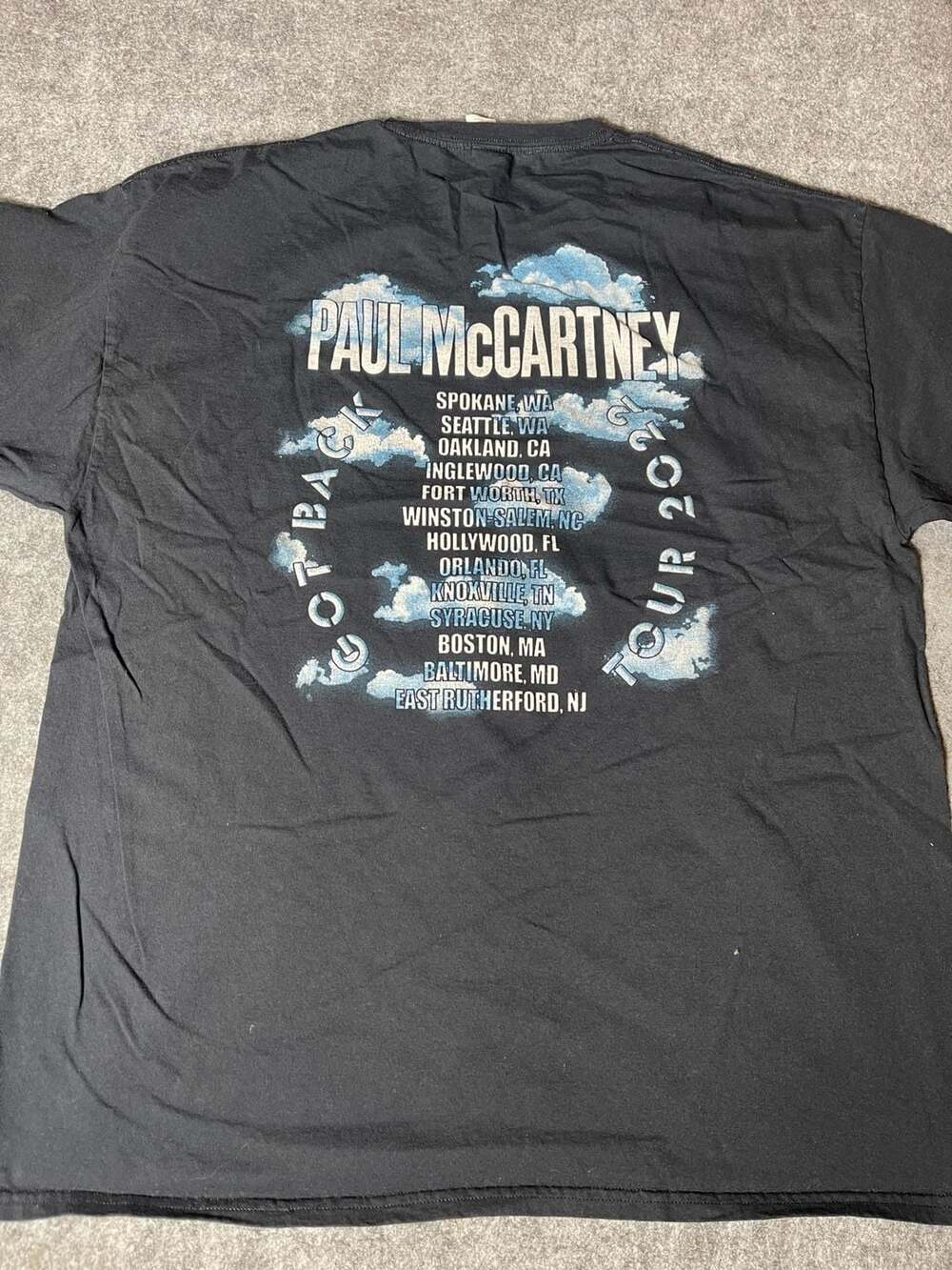 Paul McCartney Got Back Tour 2022 Concert T-Shirt XL - Picture 3 of 4